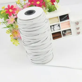 

144 Yards Length DIY Braided Elastic Band Cord Knit Band Sewing 1/8 1/6 1/4in Can be used for Clothing Mask Apron Sleeve -