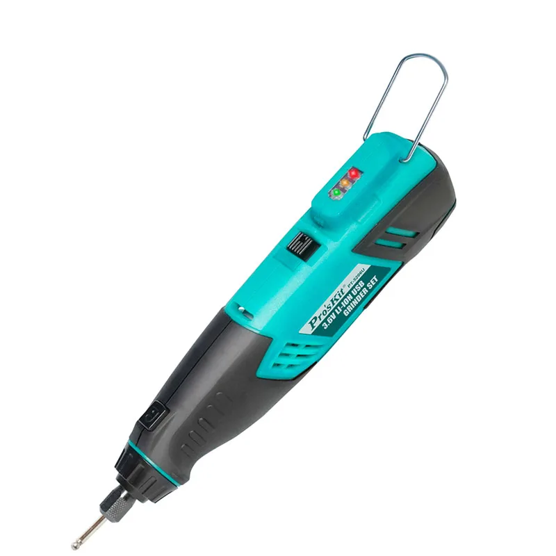 Pro'sKit PT-5206U мини usb зарядка набор электрическая дрель шуруповерт электрическая дрель гравер для шлифовального станка