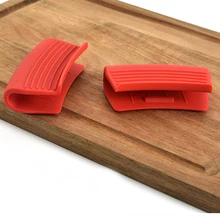 Антипригарные термостойкие зажимы для кастрюль, зажим для горячей плиты, изоляционные Прихватки для духовки, Противоскользящие силиконовые перчатки, инструмент для выпечки