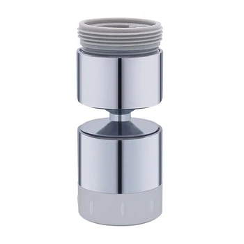 

2-Flow Kitchen Sink Aerator 360-Degree Swivel Faucet Water Saving Faucet Extender for Home Bathroom E2S