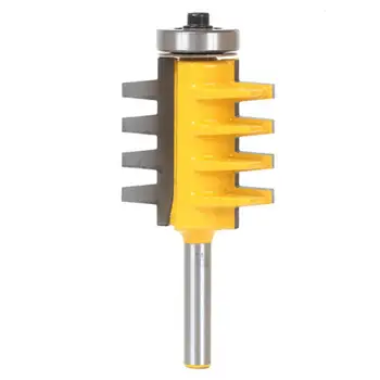 

DishyKooker Practical Reversible Finger Joint Glue Router Bit for Woodwork Cutter Tool Manual Tool