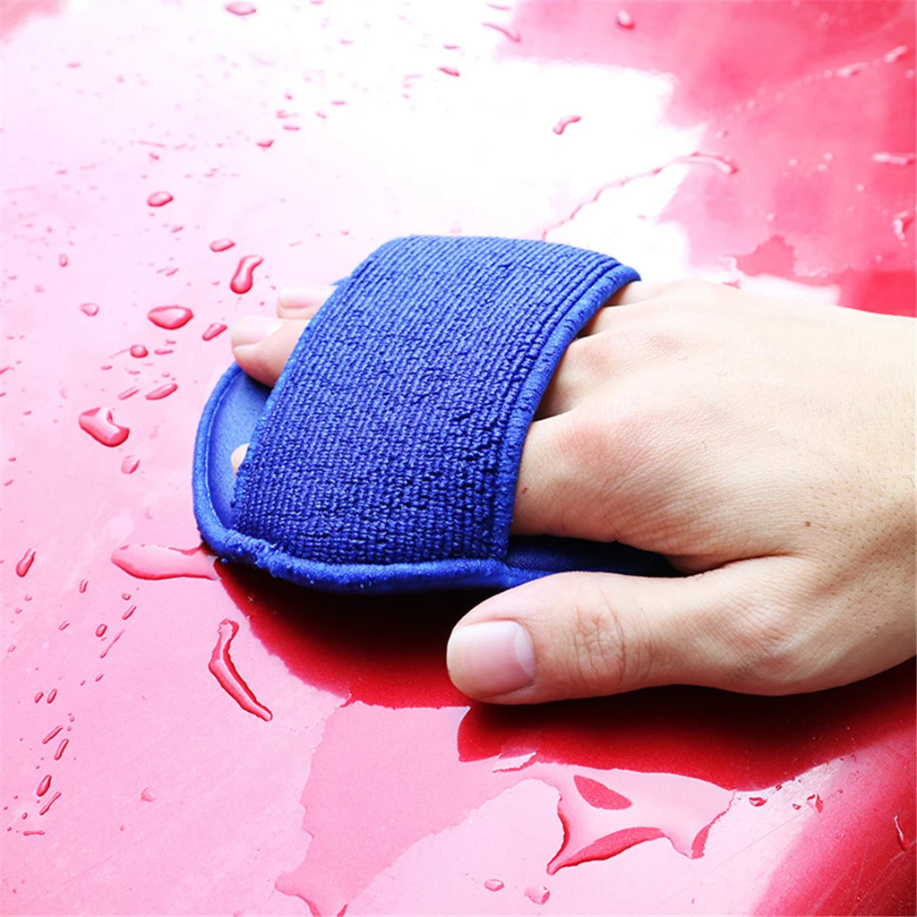 Car Grinding Gloves Round Wash Beauty Cloth Decontamination Auto Care Cleaning Styling | Автомобили и мотоциклы