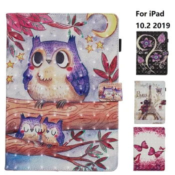 

For iPad 10.2 2020 8th gen Purple Owl Pattern Cover Case for iPad 10.2 inch 2019 Air 10.5 Pro 11 Mini12345 Air 1 2 2017 2018 9.7