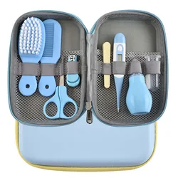 Juego de tijeras de manicura para bebé, kit de herramientas de cuidado de la salud para recién nacidos, portátil, regalo para niños pequeños, 8 unids/set por Set