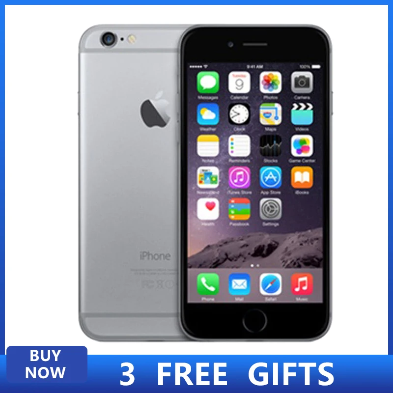 Б/у оригинальный Apple iPhone 6 смартфон 1 Гб ОЗУ 16/32/64/128 ГБ ROM определение отпечатка