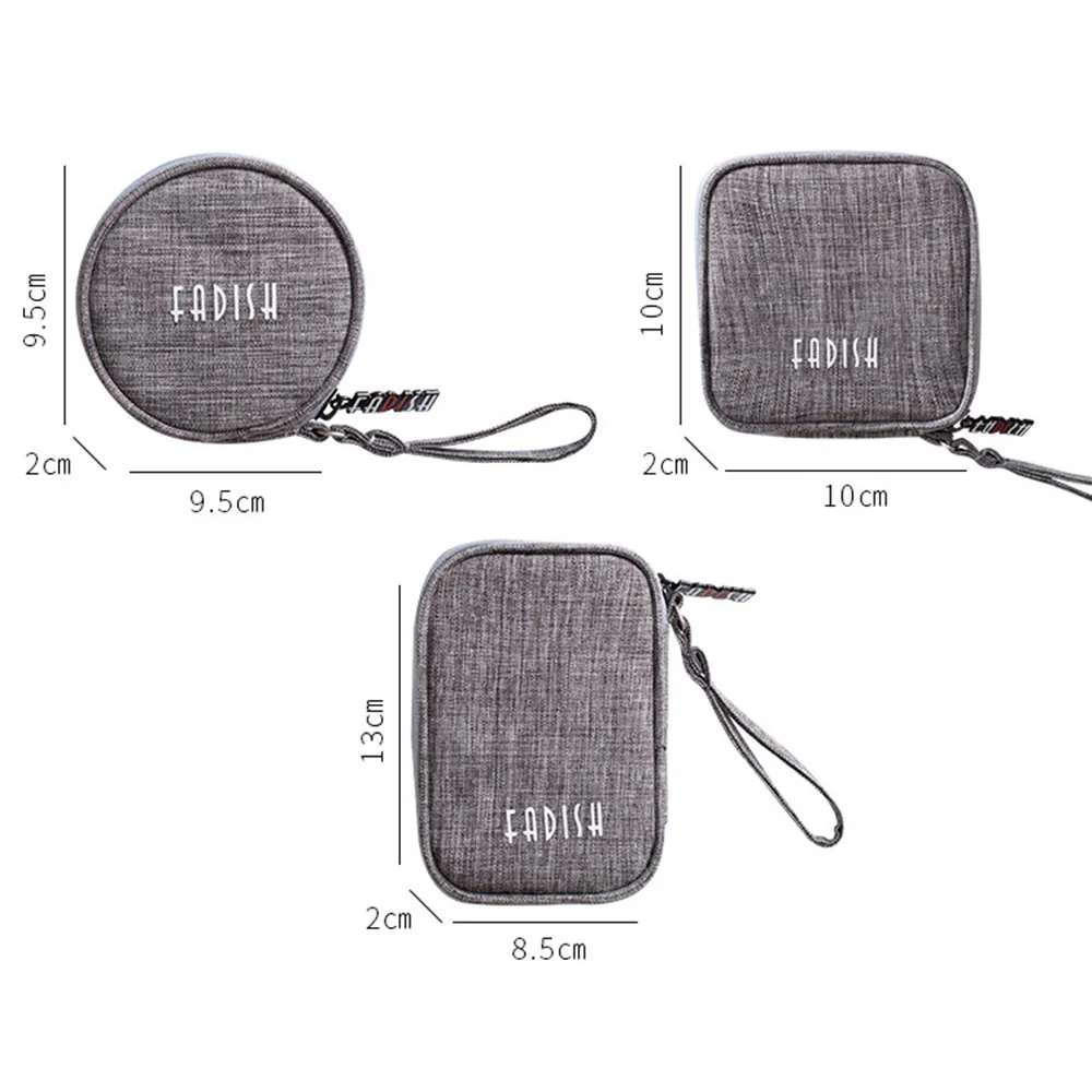 Портативный USB кабель Органайзер сумка для наушников коробка дорожный Кабельный органайзер Чехол Органайзер проводов для наушников сумка для кабеля мини сумки