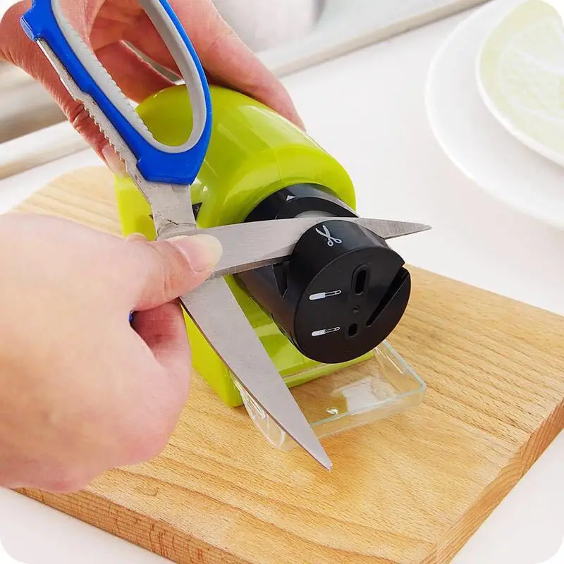 Multifunctional Electric Knife Sharpener Professional Rotating Sharpening Stone High-Speed Sharpening Rotating Household Tool Multifunctional Electric Knife Sharpener Professional Rotating Sharpening Stone High-Speed Sharpening Rotating Household Tool