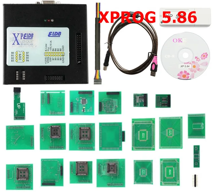 Новейшая XPROG V6.12 5,84 прошивка V4.4 добавить больше авторизации черная металлическая коробка XPROG-M V5.55 V5.84 V5.86 X-PROG V5.84 - Цвет: XPROG V5.86