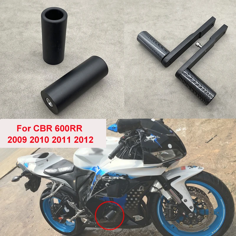 No Cut Frame Sliders Protector for Honda CBR600RR CBR 600RR 600 RR 2009-2012