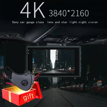 

FOR Sony IMX335 4K Car Camera Dashcam Gesture Photo WiFi Dash Cam 3840*2160P 30FPS Ultra HD DVR Video Recorder GPS Dashcam
