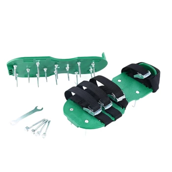 

Lawn Aerator Shoes Anti-Slip Solid Durable Scarifier Garden Spiked Shoes