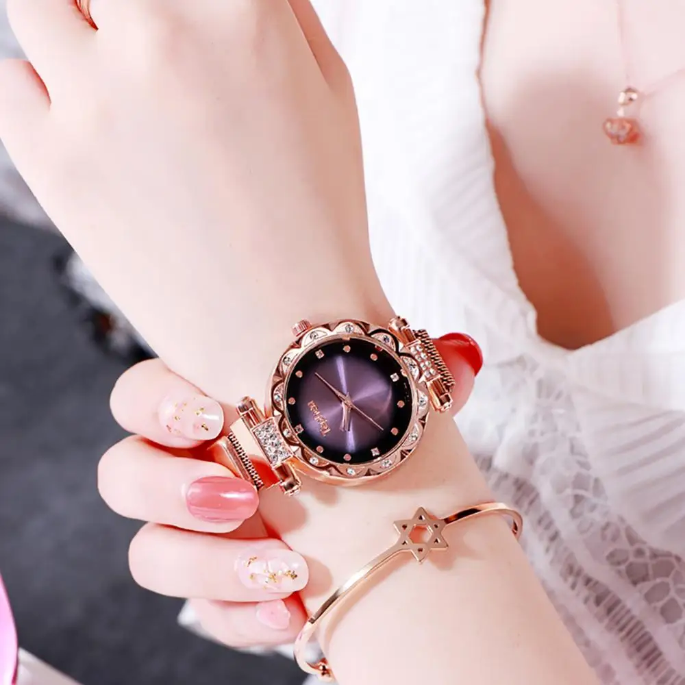

Shining Diamond Luxury Rose Gold 2019 Women Watches Ladies Watches Women's Quartz Wristwatch Young Girl Watchproof reloj mujer