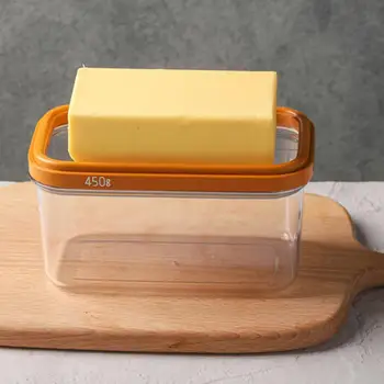 

Butter Dish Airtight Large Capacity Butter Keeper Container with PE Soft Lid Fresh-keeping Box