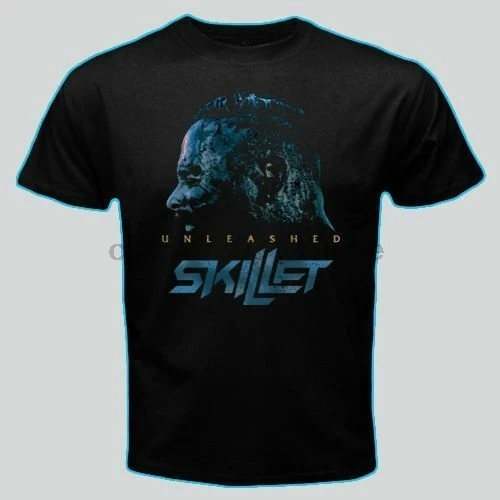 skillet unleashed album cover t-shirt | Мужская одежда