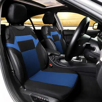 

2pcs/set Universal Car Seat Covers Mesh Sponge Interior Accessories T Shirt Design Front Car Seat Cover For Car/Truck/Va