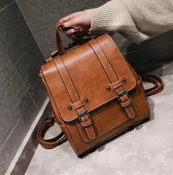 

Women Backpack Anti Theft Backpack PU Leather Ladies Rucksack Shoulder Bag for Women