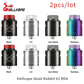 

2pcs/lot Hellvape Dead Rabbit V2 RDA 24mm Diameter with BF Squonk 510 Pin Box Mod Atomizer VS Dead Rabbit / Zeus X