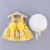 2021 Новая мода Baby Girl Dresses Princess Clothing Cute 2pcs set Party Cotton Flower Children Bow Hat Sleeveless Sweet 1-3Y