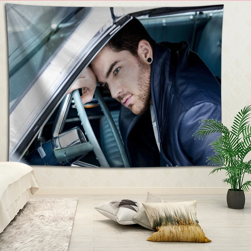 New arrival custom Adam Lambert printing tapestry More Size home living room bedroom decorative wall blanket | Дом и сад