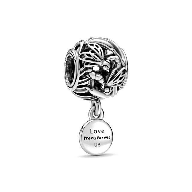 Genuine 925 sterling silver marine animal hanging bead pendant suitable for original Pandora bracelet ladies fashion jewelry CMS2022