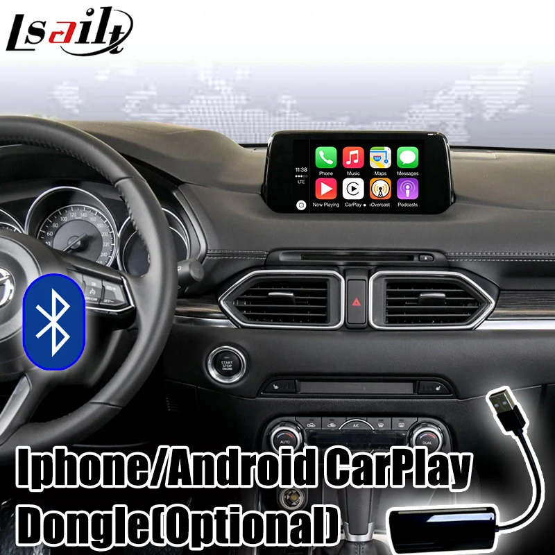 Android 7.1 GPS Navigation Box for Mazda CX-5 MX-5 CX-9 2014-2019 Multimedia Video Interface with R