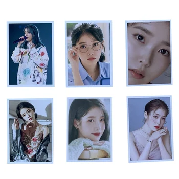 

16Pcs/Set Kpop IU Lee Ji Eun Self Made Paper Lomo Card Photo Card Poster Photocard Fans Gift Collection