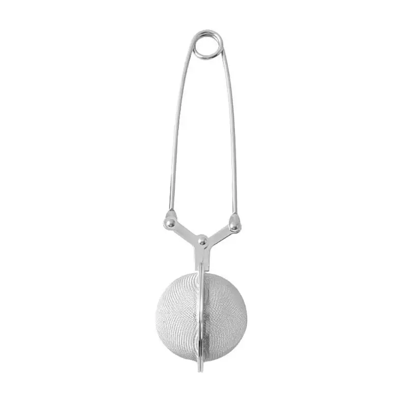 

Stainless Steel Spice Filter Reusable Metal Tea Bag Spice Tea Tool Accessories Teapot Handle Mesh Ball Tea Strainer Tea Infuser