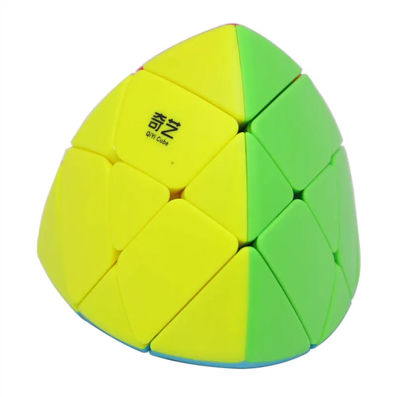 QIYI рисовая пельмень перекос Пирамида Megaminx набор 3x3x3 быстрая ультра-гладкая скоростная головоломка волшебный кубический интеллект костюм детские игрушки подарок