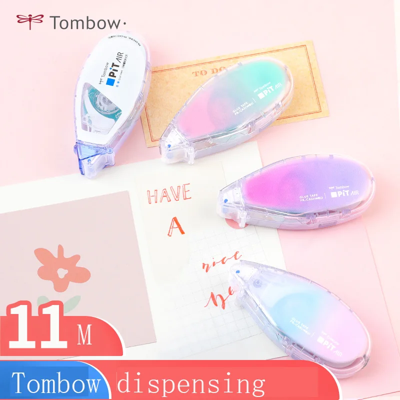 

Japan Tombow pit air double-sided tape Journal Tool Point Type Adhesive Dot glue School Office Supplie