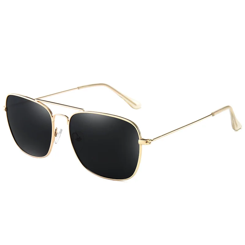 RBRARE, квадратные солнцезащитные очки для женщин,, Ретро стиль, большая оправа, роскошные брендовые солнцезащитные очки для женщин, очки для мужчин, Ретро стиль, Oculos De Sol Gafas - Цвет линз: Gold Gray