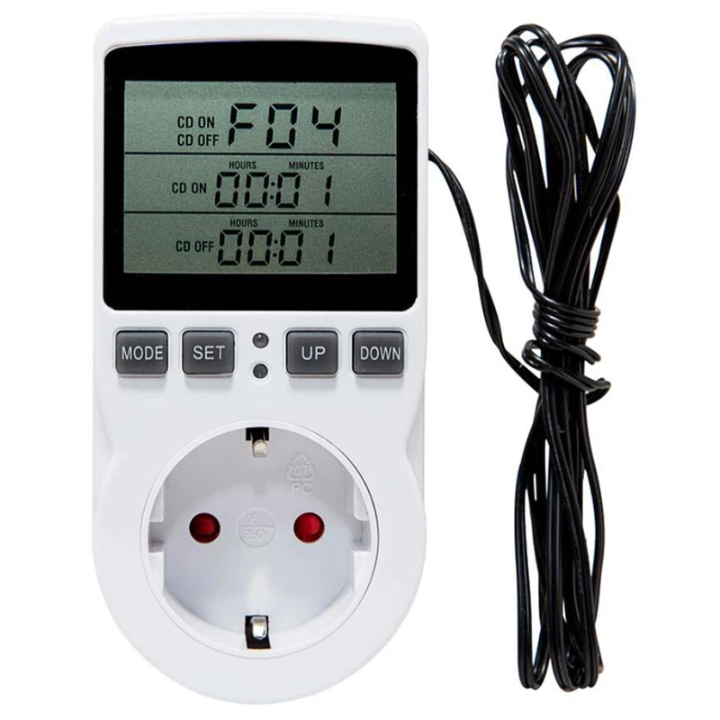 Multi Function Thermostat Temperature Controller Socket Outlet with