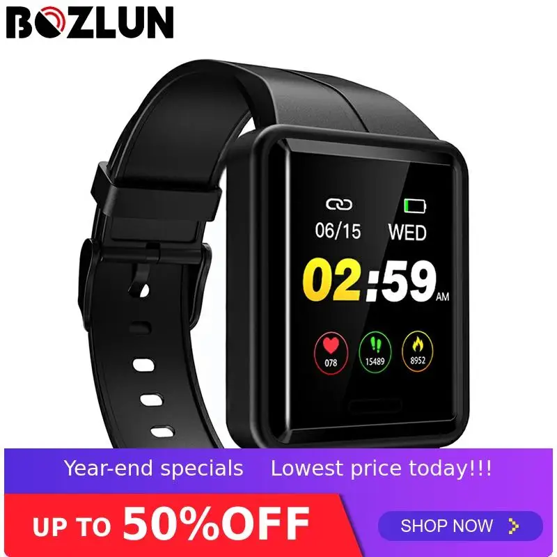Спортивные женские часы с сенсорным экраном Bozlun Bluetooth-Женские для фитнеса W37 |