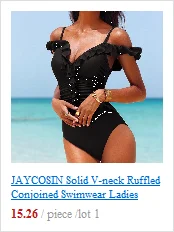 JAYCOSIN strap bow women swimwear small floral print fresh solid sweet sexy bathing bikini beachwear low waist gathered swimsuit