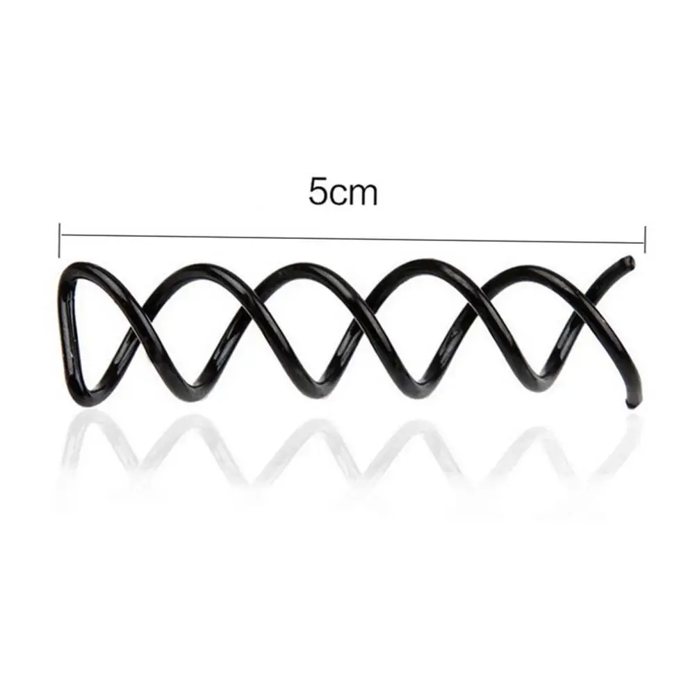 12Pcs Black Spiral Spin Screw Bobby Pin Hair Clips Lady Twist Barrette Hairpin Headdress Accessories Beauty Styling Tools 6
