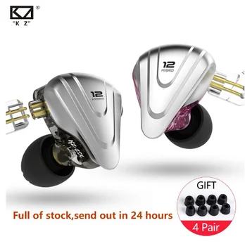 

KZ ZSX 5BA+1DD Unit Hybrid In-ear Earphones HIFI Sport Metal Headset KZ ZSN PRO ZST X ZS10 PRO