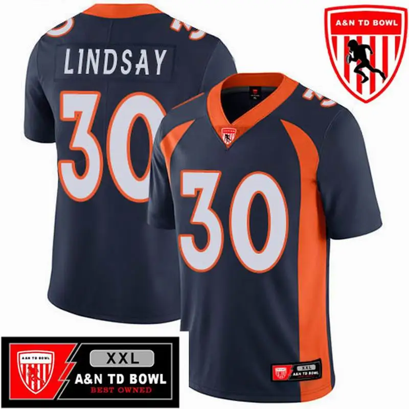 

A&N TD BOWL Customized Mens Sports American Football Jersey Phillip Lindsay Fashion Fans Cheap Stitch Denver Jerseys