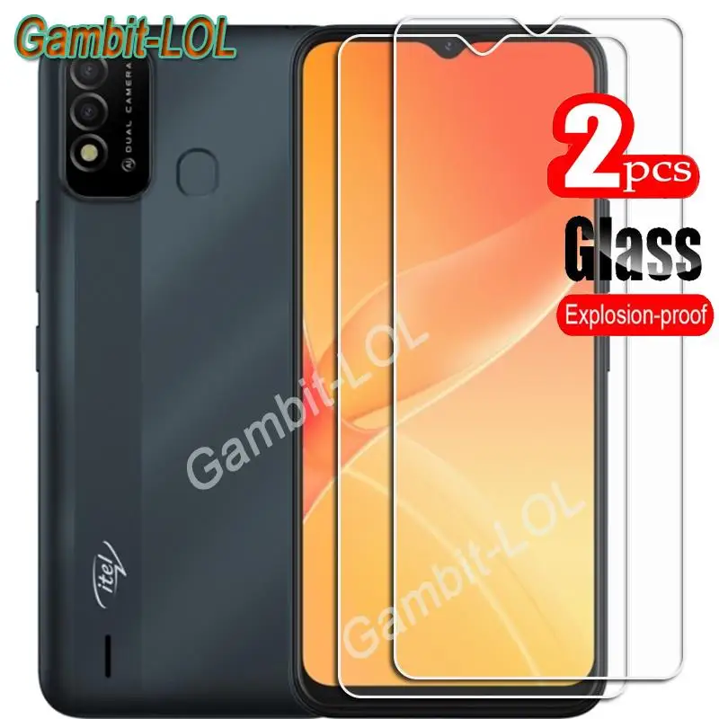 

For Itel P37 Tempered Glass Protective ON ItelP37 6.5Inch Screen Protector Smart Phone Cover Film