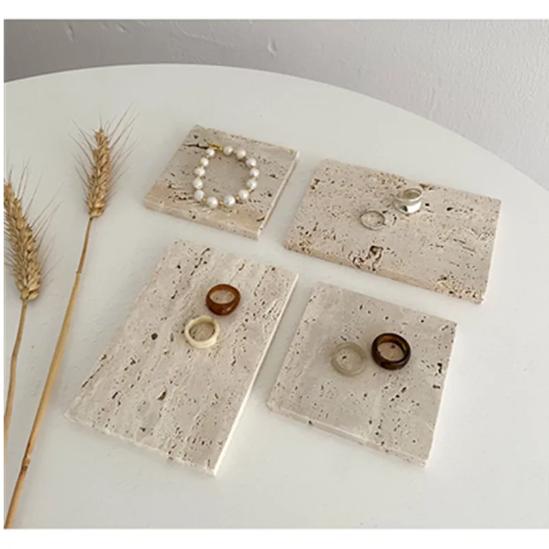 Natural Stone Ins Wind Net Red Photography Props Jewelry Jewelry Pendulum Storage Tray Shooting Decoration party photo props halloween decoration props