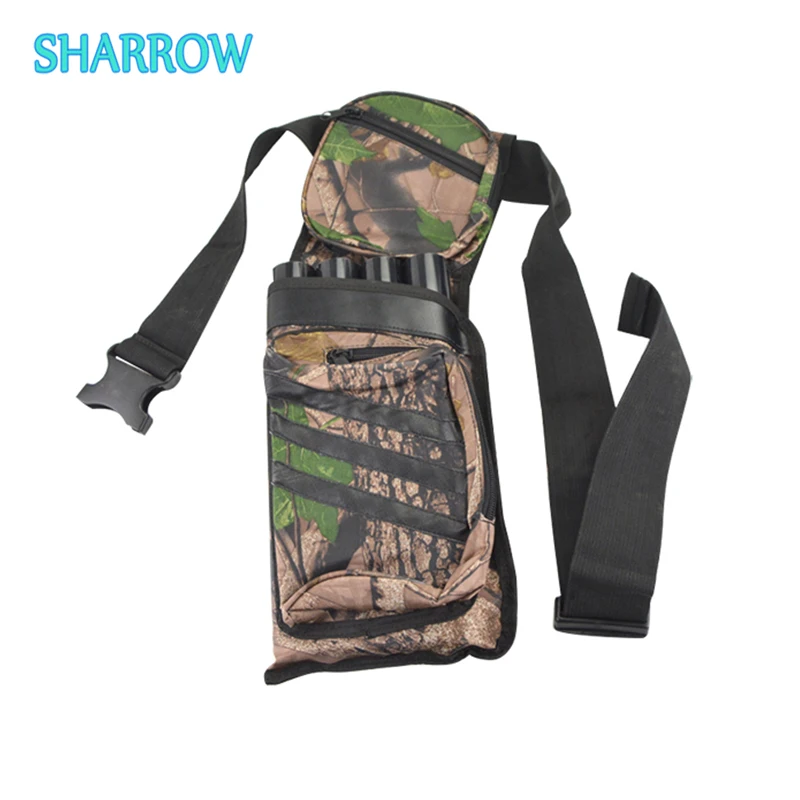 4 трубки для стрельбы из лука карманный кверр зажим ремня поясная сумка стрел