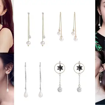 

New 40Pcs Fashion Exaggerated Pearl Snake Bone Button for DIY Earring or Necklace Pendants Jewelry Accessories Earring Wedding