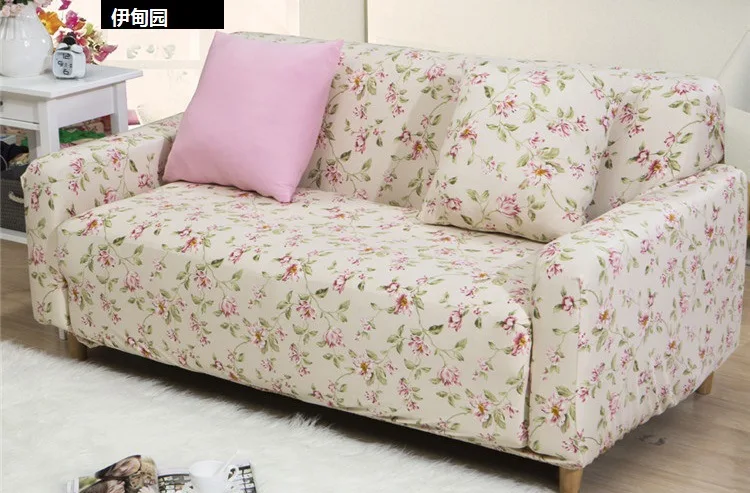 Slipcover Foral чехлы для диванов подходит для четырех сезонов для гостиной мебель Протектор Эластичный Loveseat чехол на диване 22 цвета - Цвет: yidianyuan