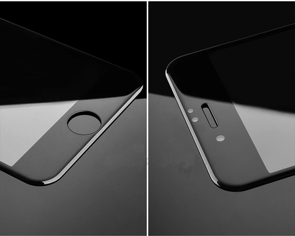 3Dfull закаленное Стекло для iPhone 6 6s 7 8 Экран протектор 6 большого Xr Xs для iPhone X, 6 6s 7 8 плюс чёрно-белое flim Стекло