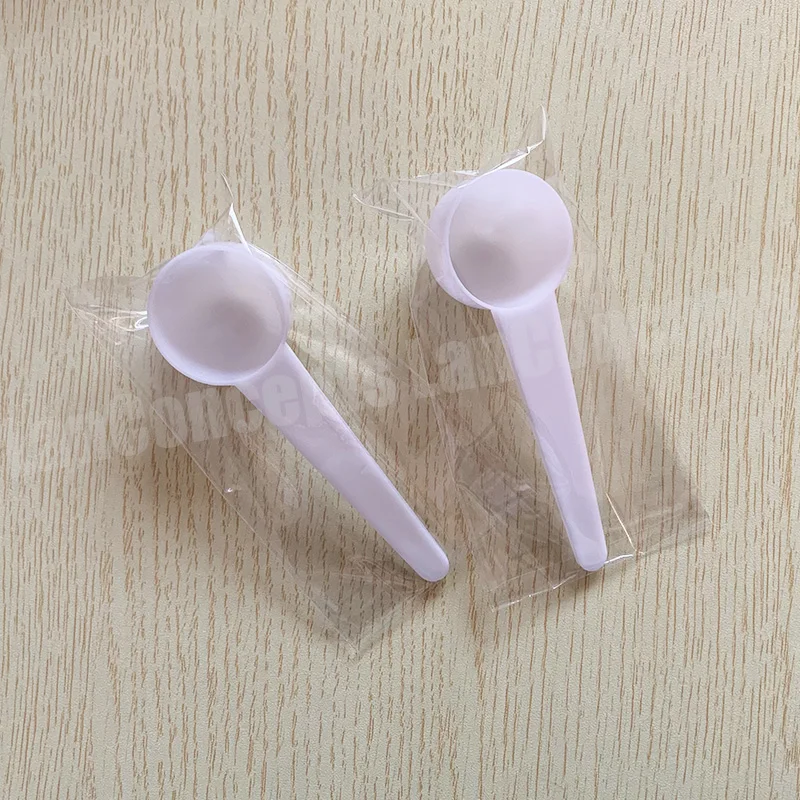 7.5g 15ml Plastic Measuring Scoop Measure Spoon individually packed white