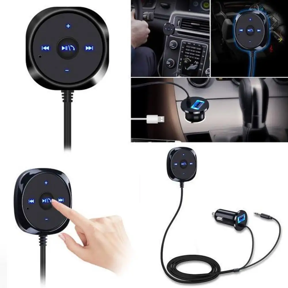 BC20 автомобильный Bluetooth громкой связи Автомобильный MP3 музыкальный плеер Bluetooth аудио приемник проводной Bluetooth автомобильный комплект