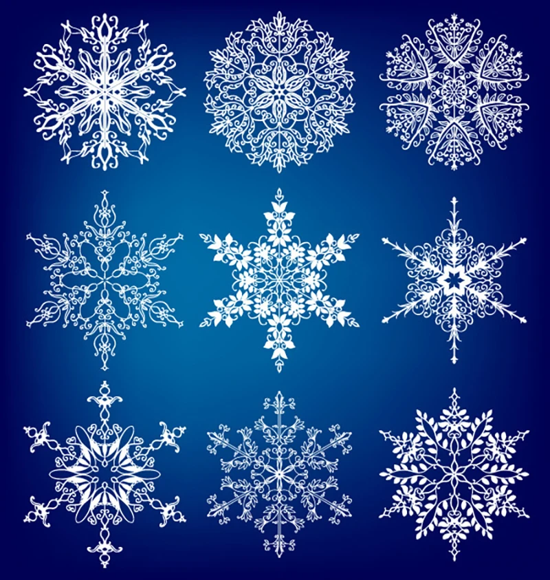 

ZhuoAng Snowflake Clear Stamps For DIY Scrapbooking/Card Making Decorative Silicon Stamp Crafts