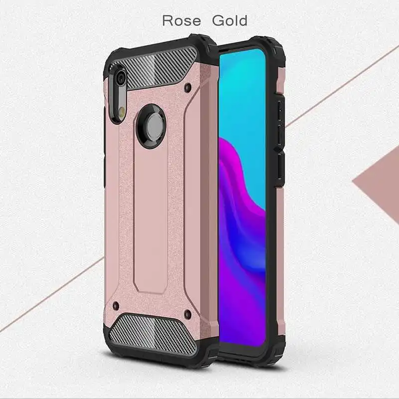 Mokoemi железа прочная ударостойкая 6,0" для huawei Honor 8a чехол для huawei Honor 8a Pro сотовый Чехол для телефона чехол - Цвет: Rose Gold