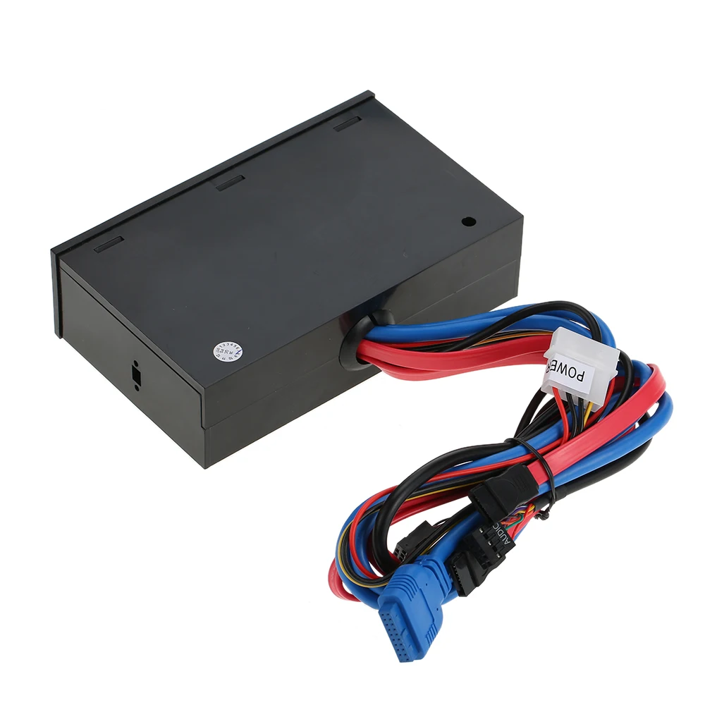 Многофункциональный кард-ридер USB 3,0 концентратор передней панели eSATA SATA порт внутренний кард-ридер ПК Панель медиа Передняя панель аудио