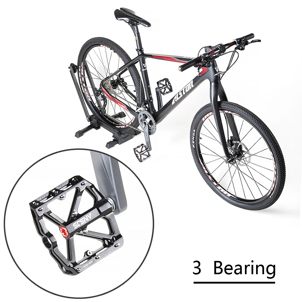 Ansjs герметичные велосипедные педали с ЧПУ алюминиевый корпус для MTB шоссейного велосипеда 3 подшипника педали велосипеда