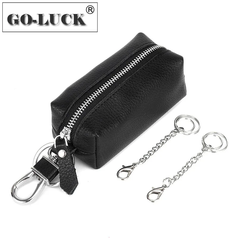 Мягкие из кожаного спилка большой емкости автомобильный ключ кошелек для монет
