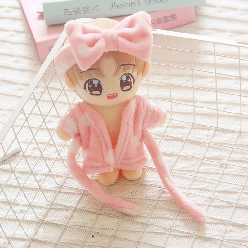 Cute Headband Pajamas For 20cm Doll Clothes Idol Doll Baby Accessories Toys Birthday Present Accessories Headband Pajama